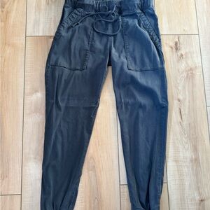 Bella Dahl Faded Black Jogger Pants Small